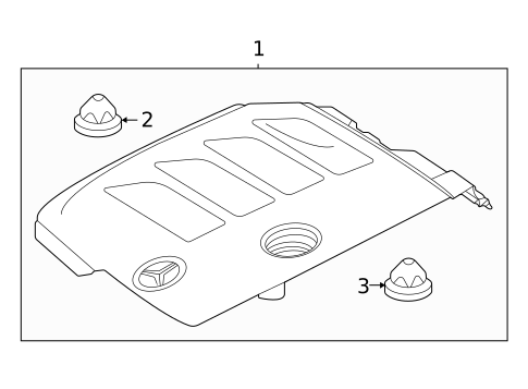Engine Appearance Cover for 2021 Mercedes-Benz E350 #0