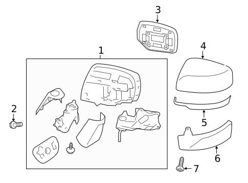 Outside Mirrors for 2015 Subaru Impreza #1
