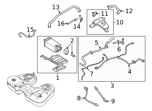 Emission Components for 2010 Ford Flex #1