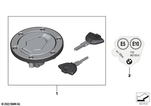 Locks for 2021 BMW-Motorrad G 310 R #3
