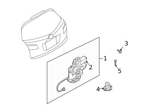 Liftgate for 2008 INFINITI FX35 #0