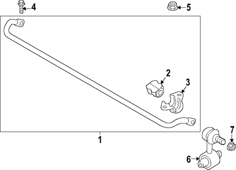 Stabilizer Bar & Components for 2023 Hyundai Ioniq 6 #0