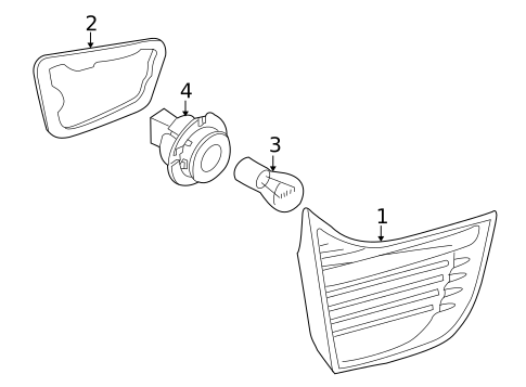 Bulbs - Chassis for 2013 BMW X6 #3