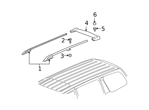 Luggage Carrier for 2008 Chevrolet Uplander #1