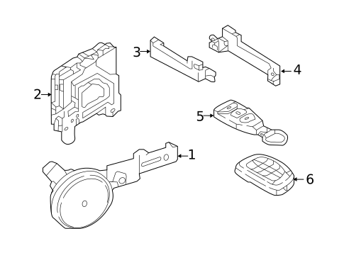 Keyless Entry Components for 2019 Hyundai Elantra #0