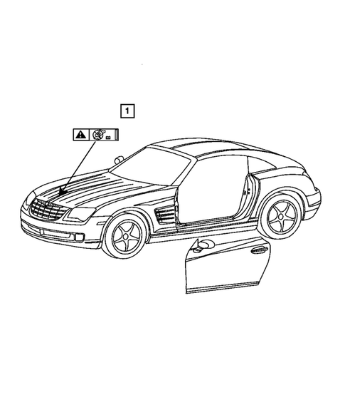 Sous le capot pour 2007 Chrysler Crossfire #3