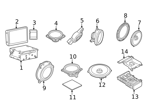 Sound System for 2019 INFINITI Q50 #0