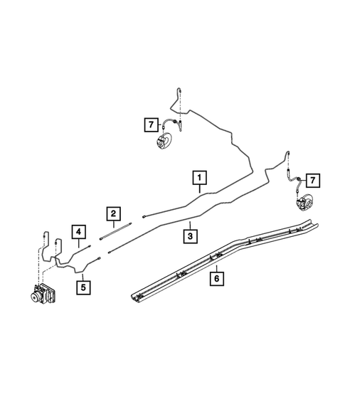 Hydraulic Control Unit, Brake Tubes and Hoses for 2025 Dodge Hornet #4