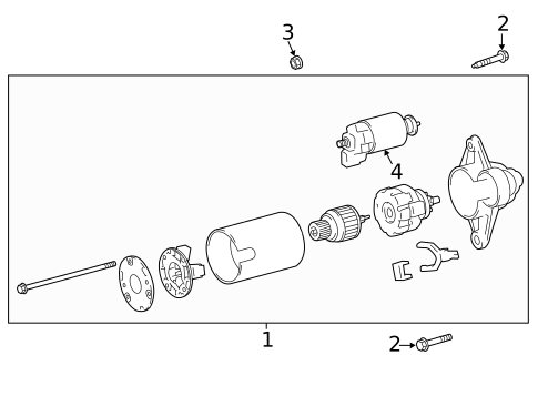 Starter for 2022 Toyota Camry #1