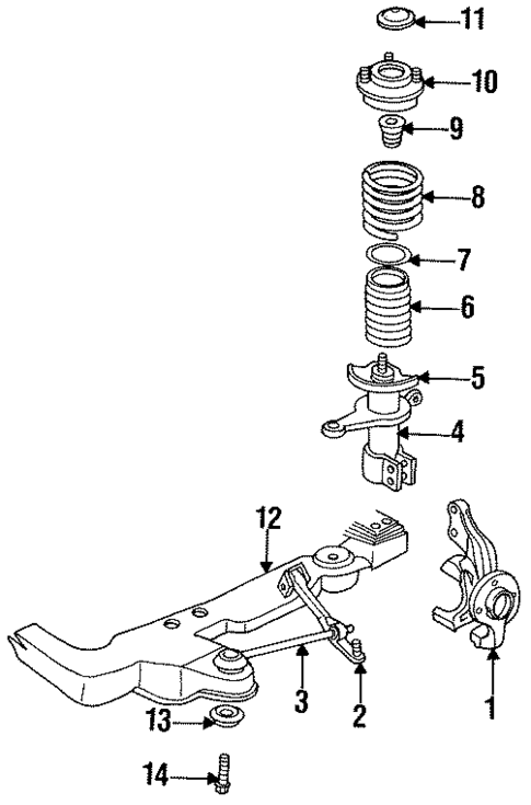 Suspension Components for 1996 Dodge Intrepid #0
