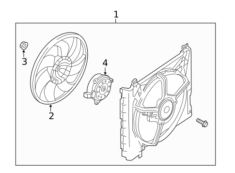 Cooling Fan for 2016 Nissan Juke #1