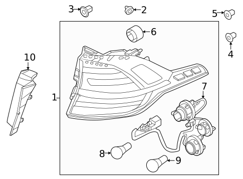 Combination Tail Lamps for 2023 Kia Sportage #0