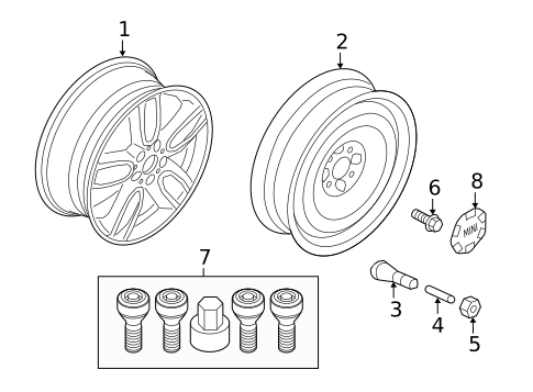 Wheels for 2020 Mini Cooper Clubman #3