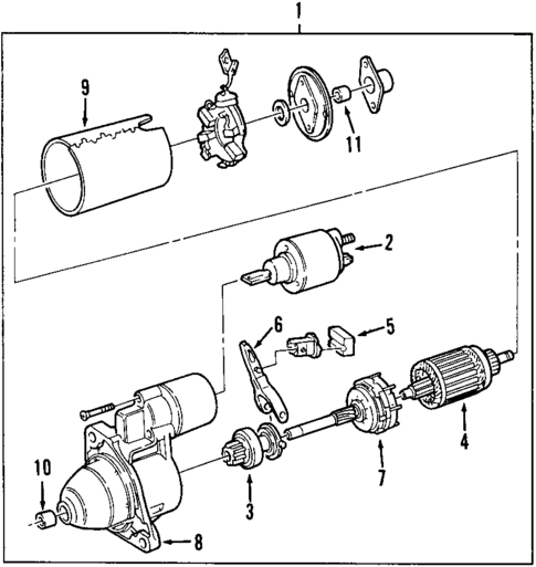 Starter for 2001 Saab 9-3 #1