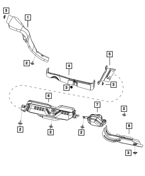 Exhaust System for 2010 Chrysler Town & Country #1