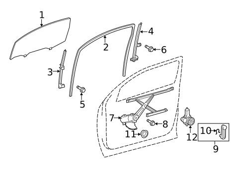 Front Door for 2017 Toyota Tundra #1