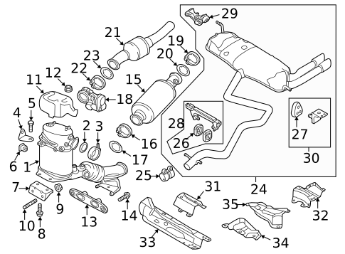 Exhaust Components for 2014 Volkswagen Beetle #0