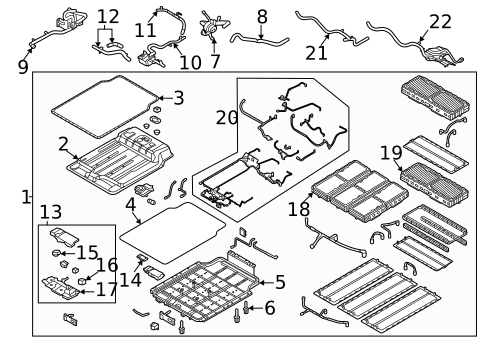 Battery for 2019 Kia Niro EV #1