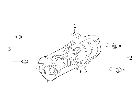 Starter for 2021 Ford Bronco #1