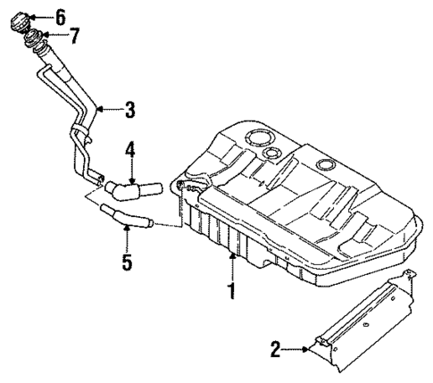 Fuel System Components for 1993 Isuzu Stylus #0