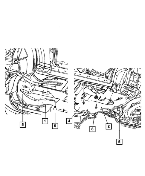 Floor Pans for 2013 Dodge Challenger #1