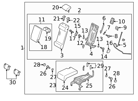 Second Row Seats for 2015 Mazda CX-5 #0
