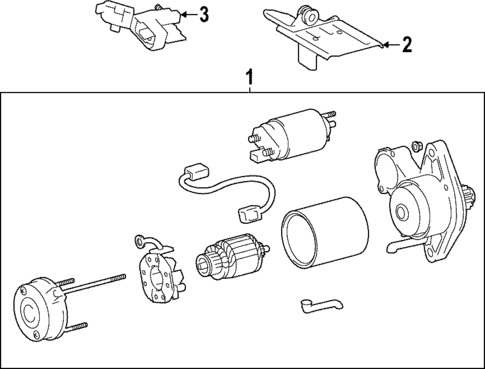 Starter for 2025 Lexus LX700h #0