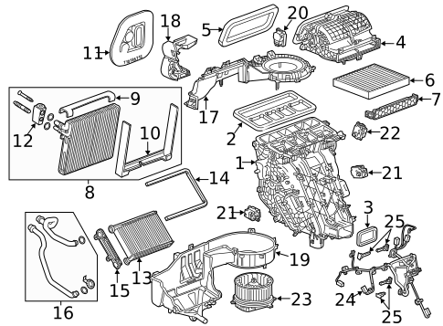 A/C Flow Restrictors for 2017 Cadillac XTS #0