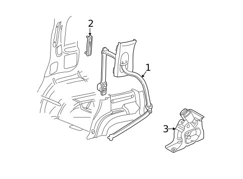 Seat Belt for 2004 Lincoln Aviator #4