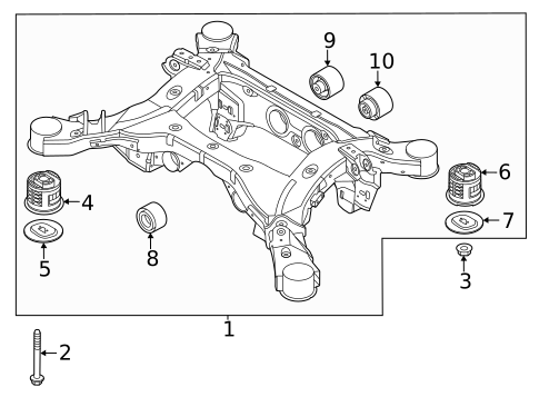 Suspension Mounting for 2021 Genesis GV80 #0