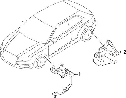 Headlamp Components for 2023 Audi RS3 #1