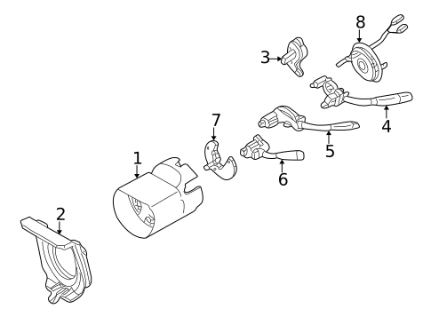 Switches for 2003 Mercedes-Benz CL55 AMG #0