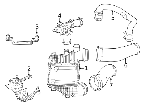 Intercooler for 2019 Mercedes-Benz AMG® GT S #0