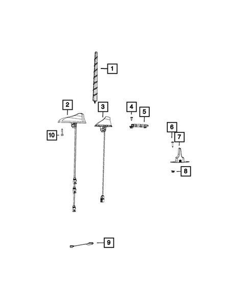 Radio, Antenna, Speakers, DVD, and Video systems for 2018 Jeep Compass #2