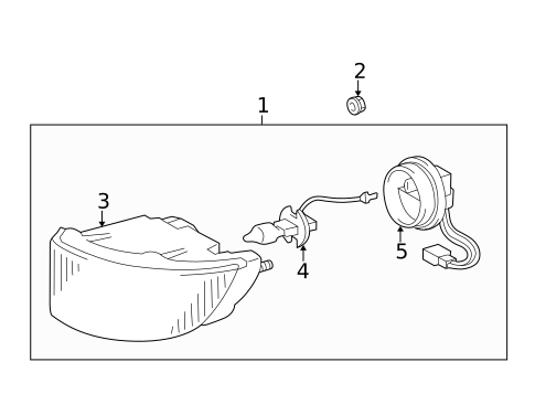 Fog Lamps for 1999 Lexus ES300 #0