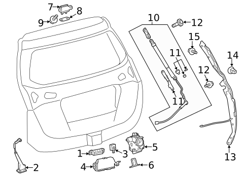 Keyless Entry Components for 2017 Toyota RAV4 #0