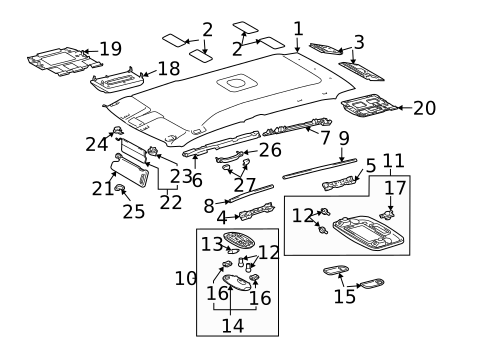 Interior Trim - Cab for 2006 Toyota Tundra #2