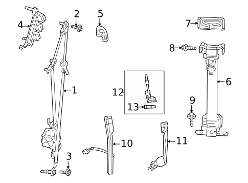 Front Seat Belts for 2025 Ram 2500 #1