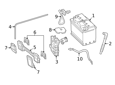 Battery for 2021 Mercedes-Benz E63 AMG S #0