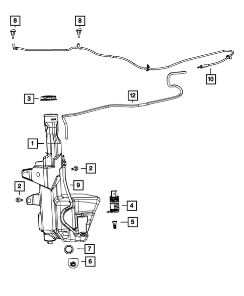 Wiper and Washer System for 2014 Ram 2500 #2