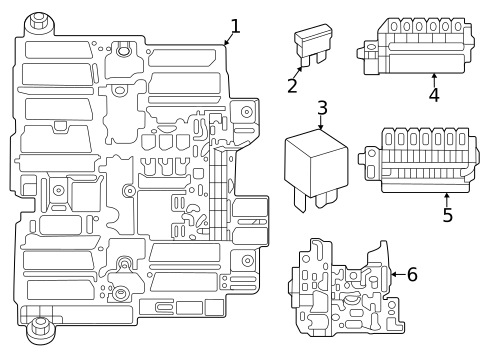 Fuse & Relay for 2021 Mercedes-Benz CLA45 AMG #0