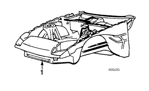 Inner Structure for 1987 Porsche 944 #1