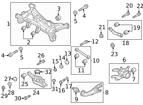 Rear Suspension for 2012 Kia Sportage #1