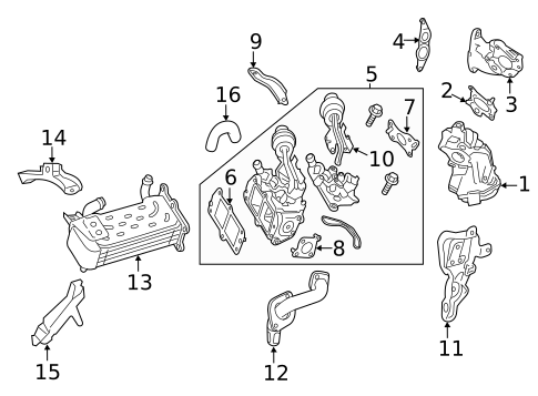 Emission Components for 2014 Mercedes-Benz Sprinter 2500 #0