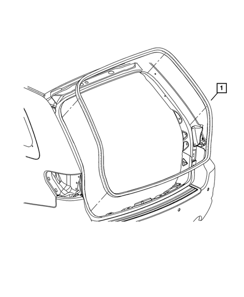 Weatherstrips and Seals for 2021 Dodge Durango #2