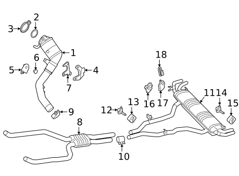 Exhaust Components for 2014 BMW 335i #1