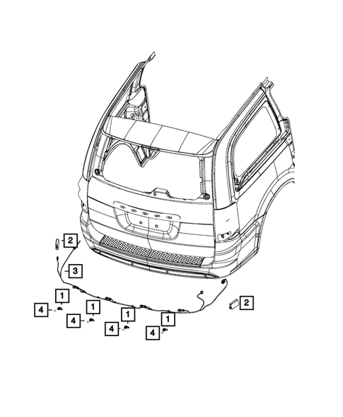 Park Assist for 2017 Dodge Grand Caravan #1