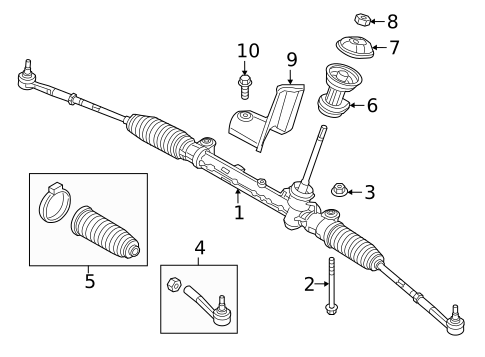Steering Gear & Linkage for 2015 Jeep Renegade #0