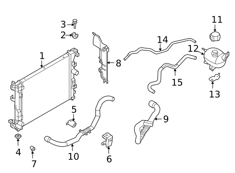 Radiator & Components for 2021 Nissan Versa #0