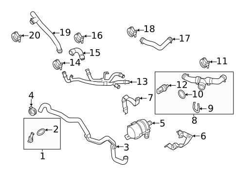 Hoses & Lines for 2022 Porsche Cayenne #3